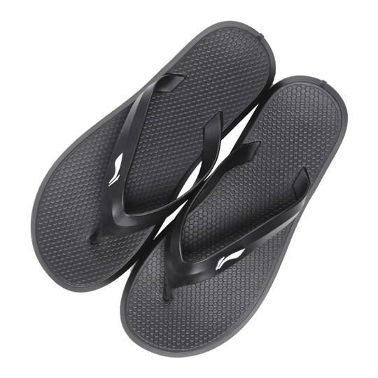 李宁人字拖男士拖鞋2025新款外穿厚底防滑防臭夹脚沙滩游泳凉拖鞋