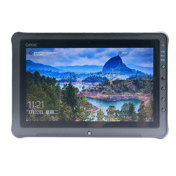 Getac F110 G1/G2 Getac ຄອມພິວເຕີແທັບເລັດສາມຫຼັກຖານສະແດງທີ່ Port ເຄືອຂ່າຍການສ້ອມແປງລົດໃຫຍ່ກາງແຈ້ງເຮືອໄຟການພະຈົນໄພຂົ້ວໂລກ