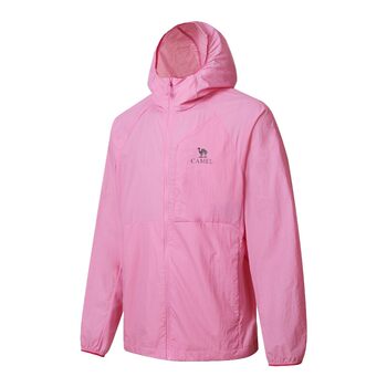 Camel outdoor raw yarn sun protection thin jacket