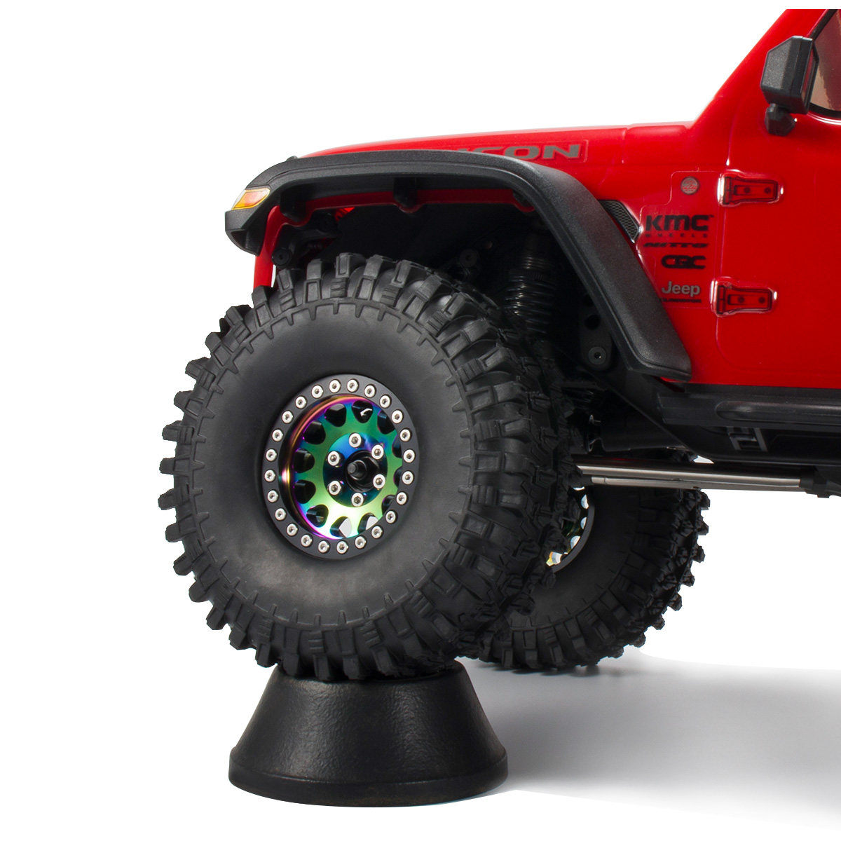 ล้อโลหะทรงกลมสีสันสดใสขนาด 1.9 นิ้ว เหมาะสำหรับรถคลาน 1/10 รุ่น Axial Scx10 Trx4 เป็นต้น