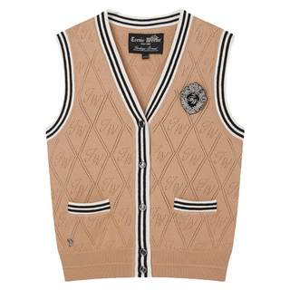 Teenieweenie bear outlet women's autumn college style sweater vest contrast color warm matching women