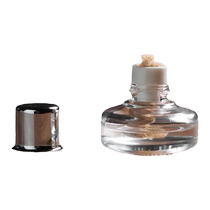 Glass alcohol lamp tea stove tea set white peat stove alcohol stove tea warmer tea ceremony heating insulation coffee trumpet