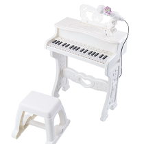 Multifunctional electronic keyboard childrens piano toy microphone beginner girl 2 baby 3 years old 3 year old 1 child 6 birthday gift