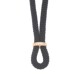 18K gold high cargo rope jade pendant lanyard