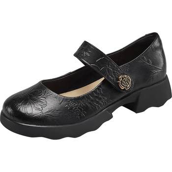 Yierkang genuine leather women's shoes mary zhen Yierkang genuine leather women's shoes mary zhen