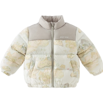 David Bella Boys Winter Waterproof Down Jacket Childrens White Duck Down Jacket 2024 New Baby Printed Top