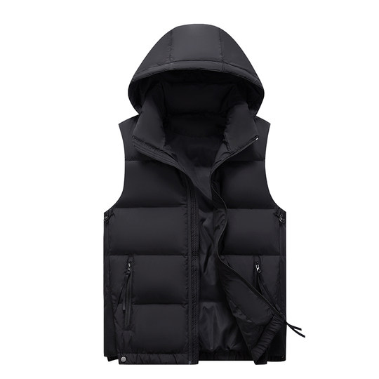 Down vest Hengyuanxiang standard winter zipper vest