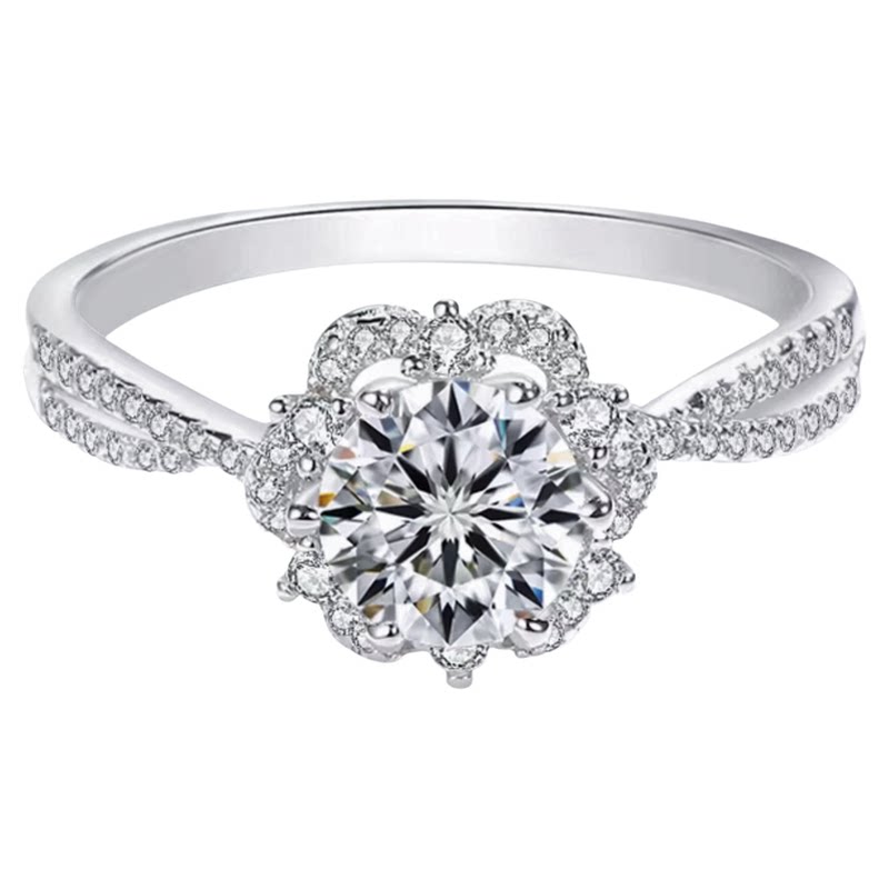 Confession Poem Cultured Diamond One Carat Proposal Diamond Ring