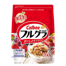 (self-employed) Japanese imports Calbee Carlebee Breakfast with breakfast fruit nut wheat flakes Rina Wheat Flakes ORIGINAL TASTE 700g