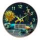 Home living room luminous decoration silent wall clock radio clock
