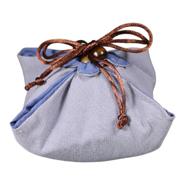 Wrinkled cloth high-end brocade bag built lamp storage bag teapot bag cloth