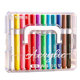 Soft-tipped acrylic markers, washable and stackable color pens