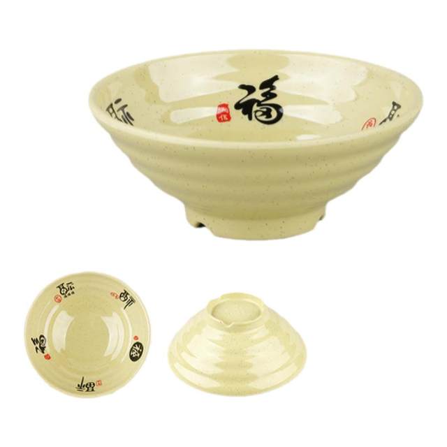 Five Formemeline bowl Noodle bowl Commercial soup noodles bowl Noodle shop special bowl snail noodles mixed with noodle wonton spicy hot bowl prevent falling