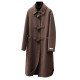 Loose, age-reducing and fashionable woolen wool coat