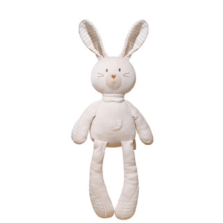 Organic cotton to sleep with and soothe the doll rabbit