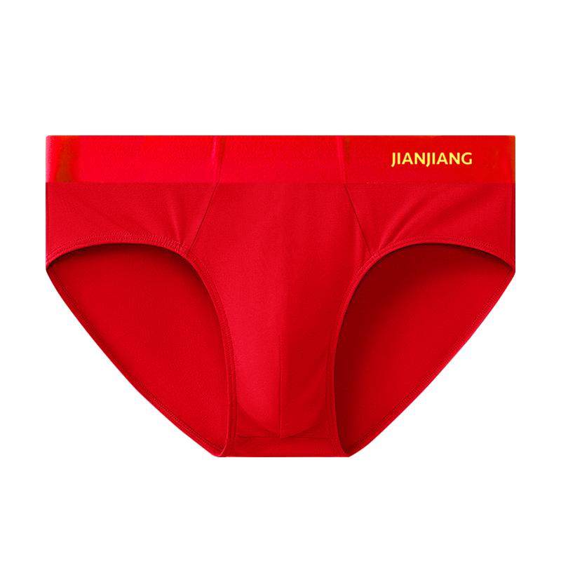 Jianjiang's zodiac year briefs red full pants antibacterial