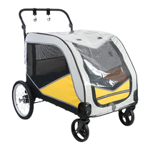 Large pet stroller giant dog multiple kittens and dogs outdoor stroller elderly injured and disabled mobility dog ​​stroller