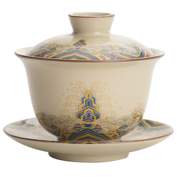 Ru kiln hovering tureen ຊາຈອກ bubble ຊາໂຖປັດສະວະ ceramic ຊາຈອກ