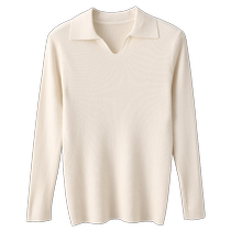 Maternity sweater spring and autumn new lapel autumn and winter bottoming shirt winter warm long-sleeved sweater top maternity autumn clothing