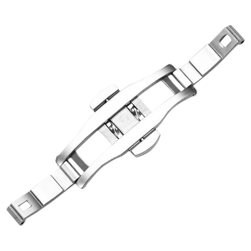 Stainless steel strap buckle double press butterfly buckle folding buckle