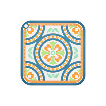 Retro thermal insulation pad dining table pad tea pad coaster