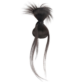 The same style of cool meatball hair as silky as clouds and dudu