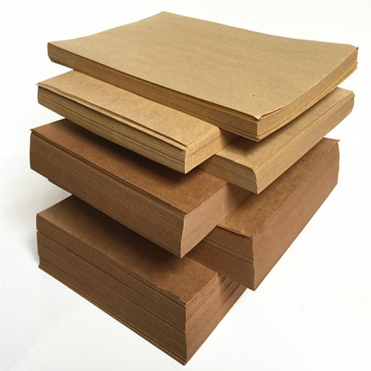 A3牛皮纸a4复古加厚牛皮硬卡纸8开4K卷宗凭证书皮纸绘画纸封面纸