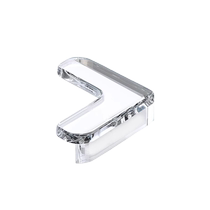 Anti-collision corner table corner transparent anti-bump anti-collision corner coffee table furniture soft corner wrapping silicone protective cover