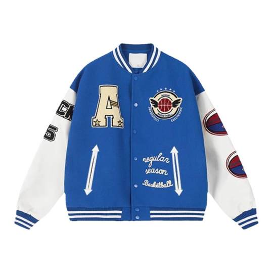 Jersey de béisbol flocado bordado con toalla con letras pesadas de estilo americano