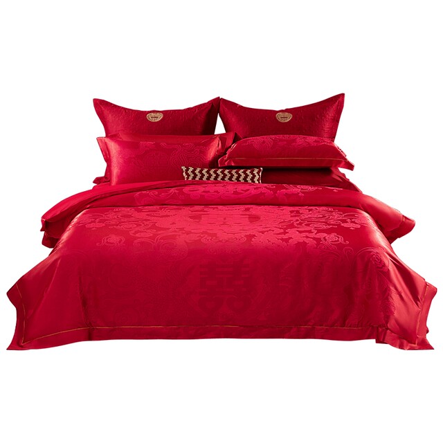 Mercury Home Textile Wedding Hall exquisite jacquard four-piece set