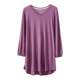 ຊຸດເສື້ອຍືດແຂນຍາວແບບ Modal plus size