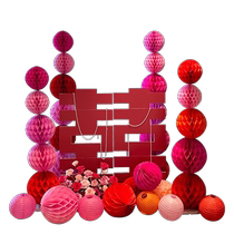 Hotel special wedding room layout set wedding decoration wedding complete set new house living room wedding room womans bedroom