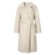 Shifanli white mid-length woolen coat for autumn women Eveli outlets store