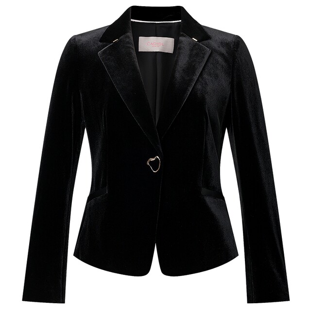CADIDL's spring velvet blazer is a waist-slimming, high-end women's suit