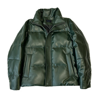 2025新款男士真皮羽绒服冬季加厚保暖外套绵羊皮鹅绒海宁真皮夹克