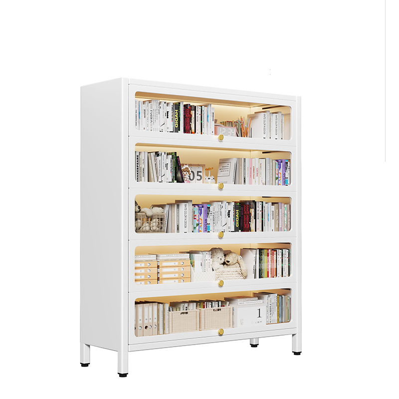 Beautiful Harbor Dustproof Storage Bookcase 3c Tempered Glass