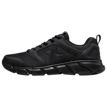 ເກີບຜູ້ຊາຍ Xtep ເກີບກິລາ Spring 2024 Light Running Shoes Men's Genuine Mesh Shoes Leather Casual Shoes Men's