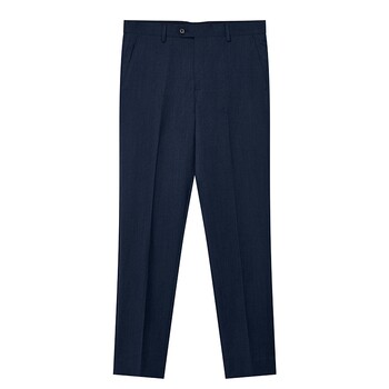 Jdv trousers straight dark blue commuting