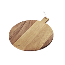(Self-operated) Likuai imported from Thailand acacia wood chopping board unpainted solid wood chopping board double-sided cutting board resistant to cutting and chopping