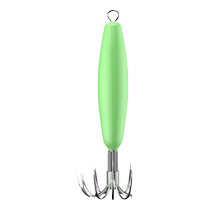 Blow hook strong luminous fishing hook for squid fluorescent bottom umbrella hook skewered wooden shrimp stainless steel rocket blow tube artifact You Mo Ba Zhao Zai