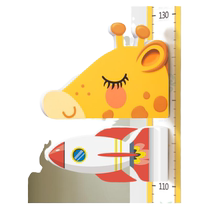 Childrens height measurement wall sticker 3D three-dimensional magnetic suction does not hurt the wall giraffe precision instrument baby height ruler artifact