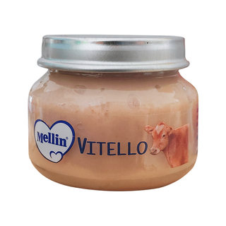 Complemento alimenticio para bebés importado italiano, nutrición de puré de carne sin sal