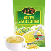 Southern Black Sesame Southern Alpine Corn Porridge (No Sugar Added) 600g Non-GMO Corn Instant Porridge Meal Replacement Powder