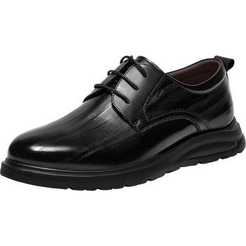 Bestu 2025 autumn new shopping mall fashionable simple business men's casual leather shoes 50505cm5