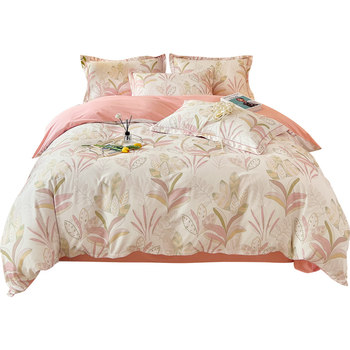 High-end 100% pure cotton thickened four-piece set class a cotton