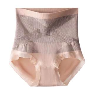 Women's pure cotton antibacterial high waist and belly tightening