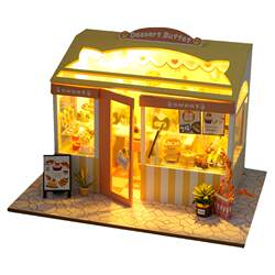 Craftsman DIY Miniature House Handmade Assembly Miniature Scene Model Building Blocks Puzzle Toy Gift for Women