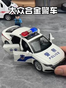 儿童合金警车玩具大号警察车特警救护车公安110男孩玩具车小汽车