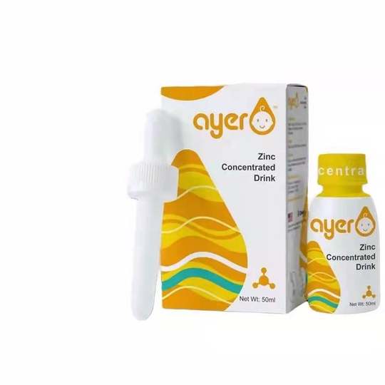 ayer艾儿锌浓缩饮液婴儿甘氨酸螯合液体锌艾尔锌进口儿童补锌滴剂