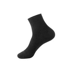 Hesu era socks men's antibacterial socks deodorant socks athlete's foot autumn and winter mid-calf socks sweat-absorbent black white socks cotton men's socks